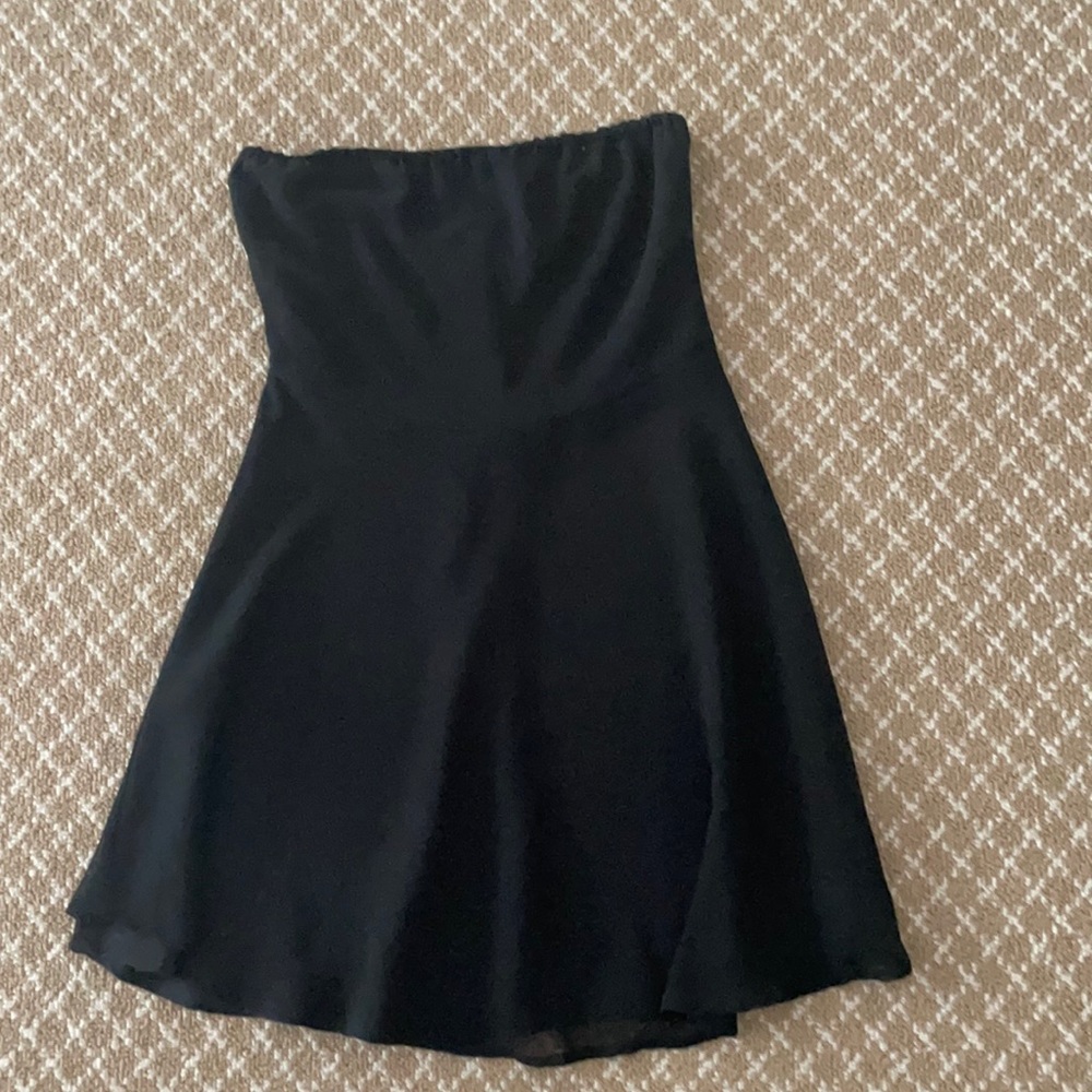 Lucca strapless chiffon mini dress